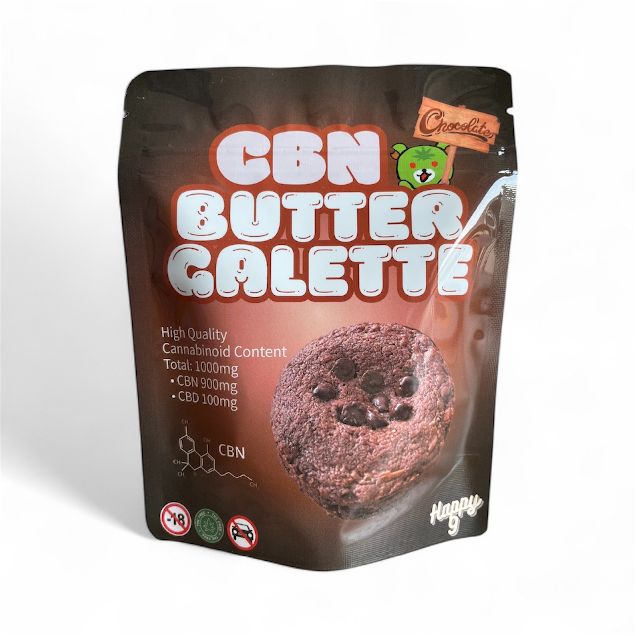 CBNバターガレットチョコ　CBN900mg, CBD100mg